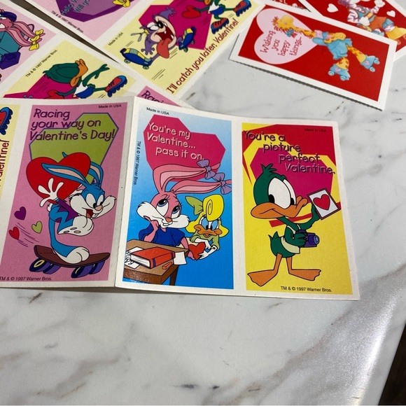 Vintage Looney Toons Valentines Day Cards lot 1997 Warner Bros - Picture 8 of 15